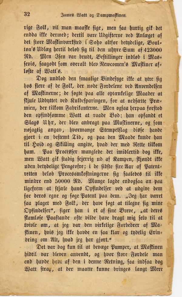 Albert Andresen: James Watt og Dampmaskinen, side 32